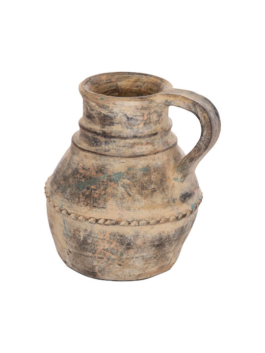 HomeMarkt Decorative Vase Vermo Beige 20x20x20cm