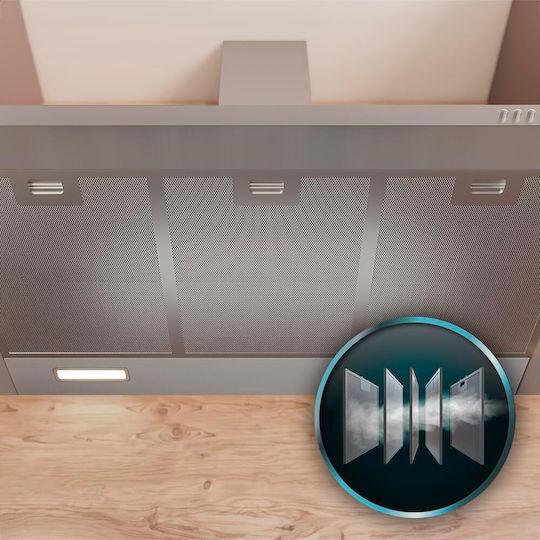 Cecotec Bolero Каминен аспиратор Рециркулация 90см Inox