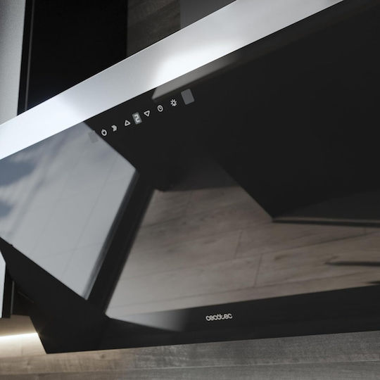 Bolero Flux DT 90650 Chimney Vent Hood 90cm Black