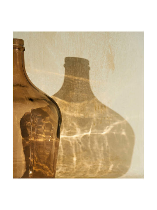 Gofis Home Gofis Home Dekorative Vase Glas Braun 15x15xH30cm