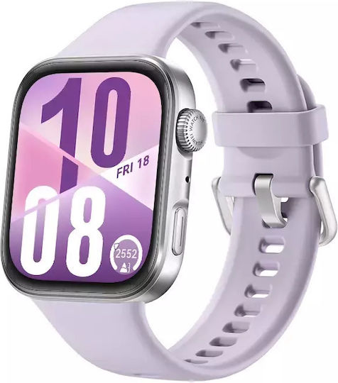 Huawei Watch Fit 4 43mm Waterproof with Heart Rate Monitor (Purple)