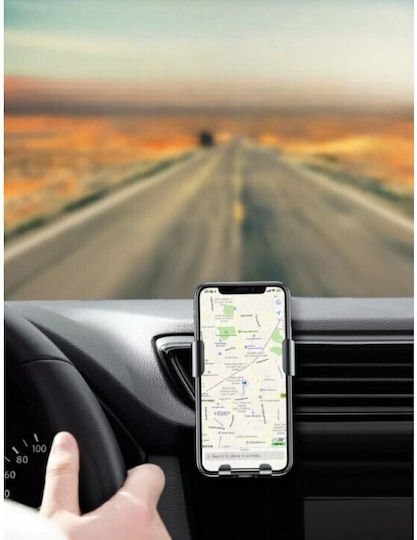 Suport Auto pentru Telefon cu Cârlige Reglabile Negru