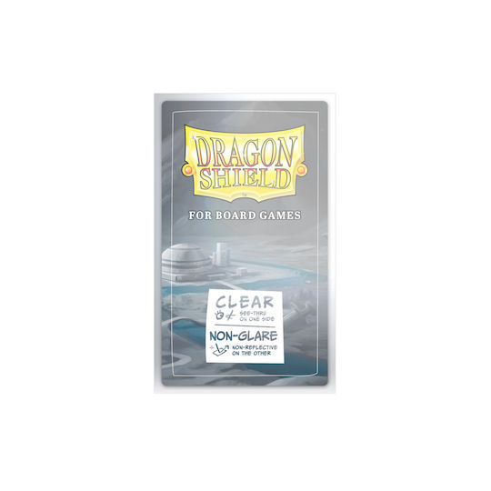 Dragon Shield Clear Non-Glare Card Sleeves Tarot Size 70 Pieces Transparent