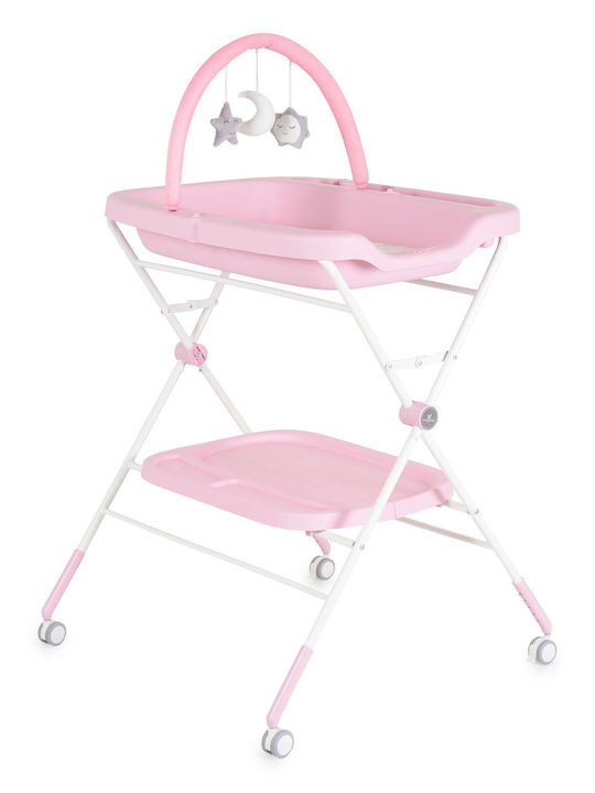 Baby Wickelkommode- Möbel Rosa 77x68.5x126cm