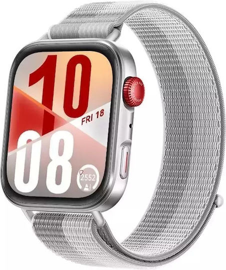 Huawei Watch Fit 4 43mm Waterproof With Heart Rate Monitor Silver