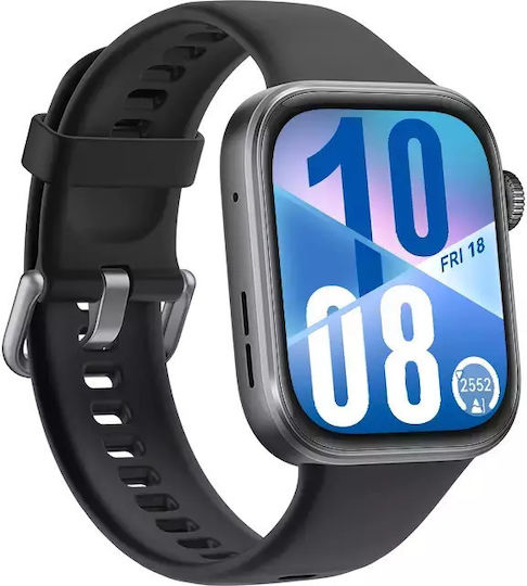 Huawei Watch Fit 4 43mm Waterproof with Heart Rate Monitor (Black + Huawei Freebuds SE 2 Ceramic White)