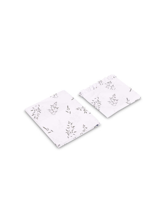 Sensillo Baby Duvet Cover Set With Pillowcase Green 100x135cm