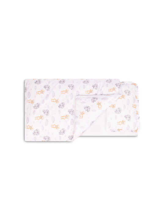 Sensillo Set Copertă de Pătuț cu Față de Pernă Grey 100x135cm.