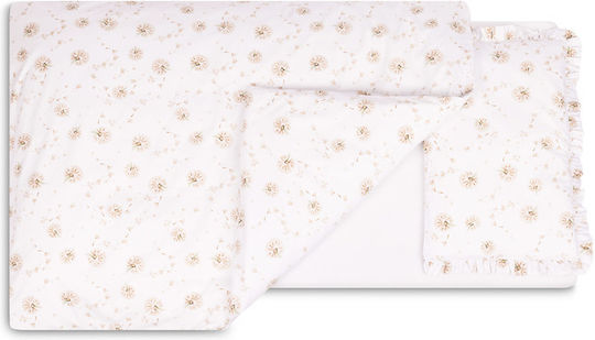 Sensillo Сет Бебешка Долен Калъф с Калъфка за Възглавница Beige 100x135см.