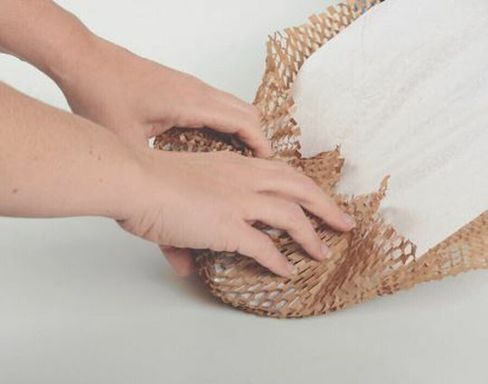 Ρολό Kraft 3d Honeycomb Paper 80m Λευκό 135m