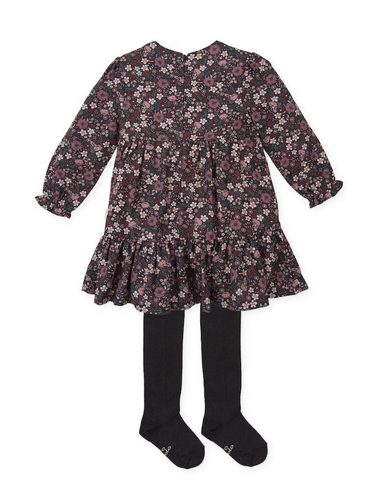 Mädchenkleid Anthrazit