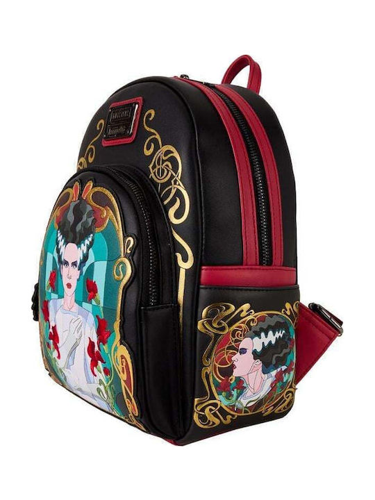 Loungefly Universal Monster Bride Kinder Rucksack Rucksack Schwarz 23cmx12cmx23cmcm Universal Monsters Braut Frankenstein Mini Loungefly Universal Monster Bride Kinder Rucksack Rucksack Schwarz 23cmx12cmx23cmcm Universal Monsters Braut Frankenstein Mini