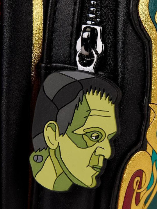 Loungefly Universal Monster Bride Kids Bag Backpack Black 23cmx12cmx23cmcm Universal Monsters Bride Frankenstein Mini