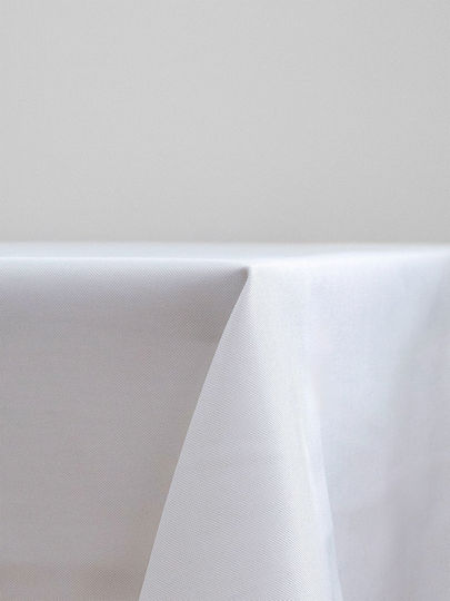Sunshine Tablecloth Stain Resistant White 105x105cm