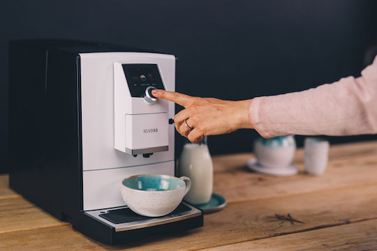 Nivona Cafe Romatica 797 Automatic Espresso Machine 1455W Pressure 15bar for Cappuccino White