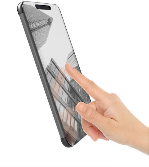 Book Plastic / Piele artificială Negru (Huawei Mate 20)