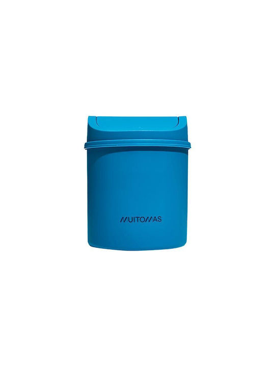 Muitomas Mini Waste Bin PP Blue 2L