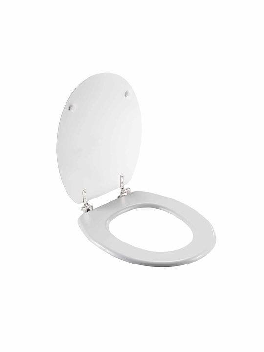 Toilettenbrille Marmor Weiß