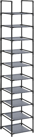 Stoff Schuhschrank 33x33x173cm