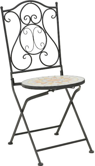 Set Sala De Mese 3 Piese Mozaic Negru Set Sala De Mese 3 Piese Mozaic Negru