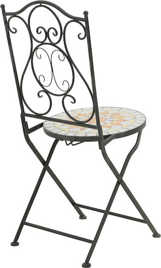 Set Sala De Mese Pentru Exterior Sellis 3 Piese Mozaic Negru