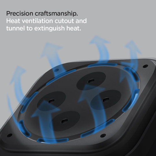 Spigen Sgp Silikonhülle für Apple TV 4K 3. Gen 2022 Schwarz Amp05858