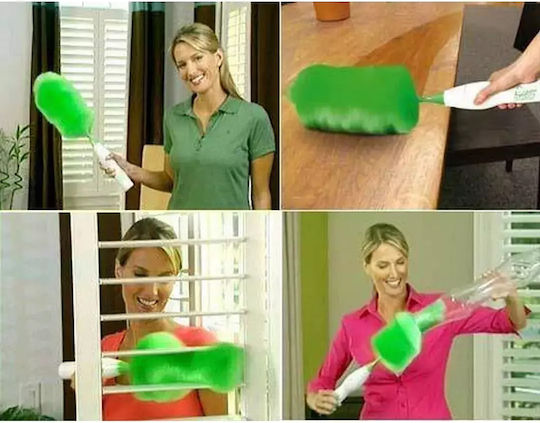 Electric Rotating Dusting Feather Duster