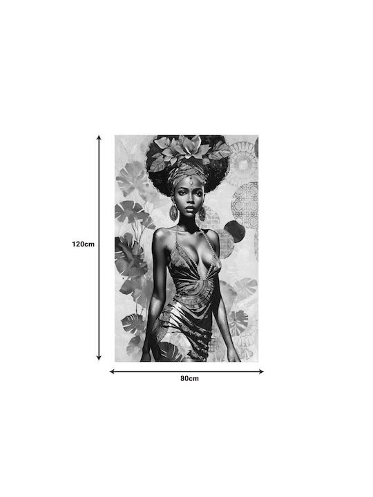 Inart Georgina Πίνακας σε Καμβά 80x120cm