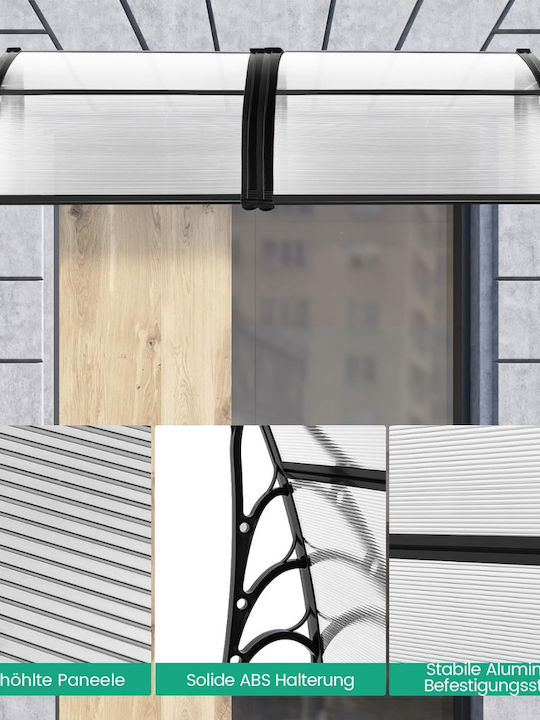 Costway Πολυκαρβονικό Στέγαστρο Π150xΒ100cm