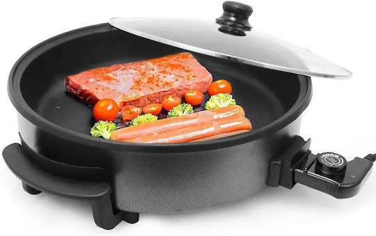 Shov Pizzapfanne Фурна за пица Teppanyaki с Регулируем Термостат 1500W