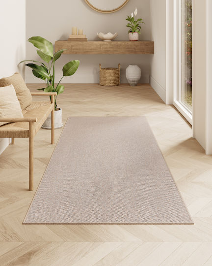 Songmics Non-slip Runner Summer Jute Camel Brown 80x150cm