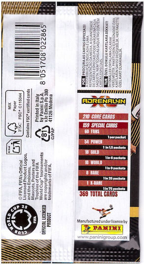Panini FIFA Club World Cup 2025 Adrenalyn XL Booster Pack