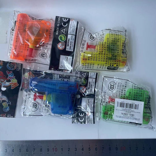 Set 4 Mini Water Pistols Flippy Summer Toys Kids 4 Random Transparent Colors