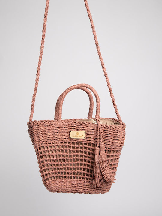 Bag to Bag Straw Beach Bag Beige