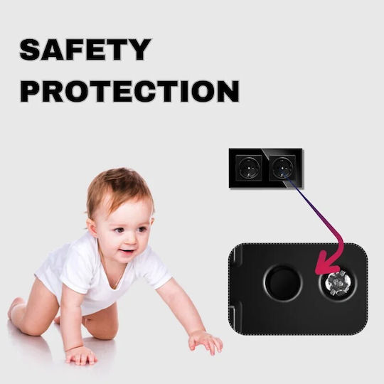 Power Socket Black 1pcs