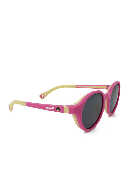 Playmobil Round Baby Kids Sunglasses with Polarized Lens Pink for 1-4 Years