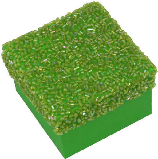Cardboard Box Set of 12 Pieces Favor Lime Color Dimension 7.50x7.5x5 Cm 12-7189