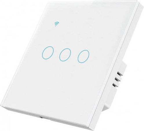 Încastrat Comutator de Perete Wi-Fi Alb