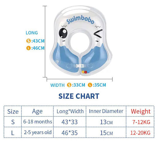 U-shaped Baby Toddler Colic Relief Suitable 6-18 Months Blue Bebelogic