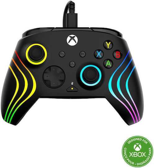 Turtle Beach Afterglow Wave Wired Gamepad with Hall Effect Sticks for PC Xbox Series Black