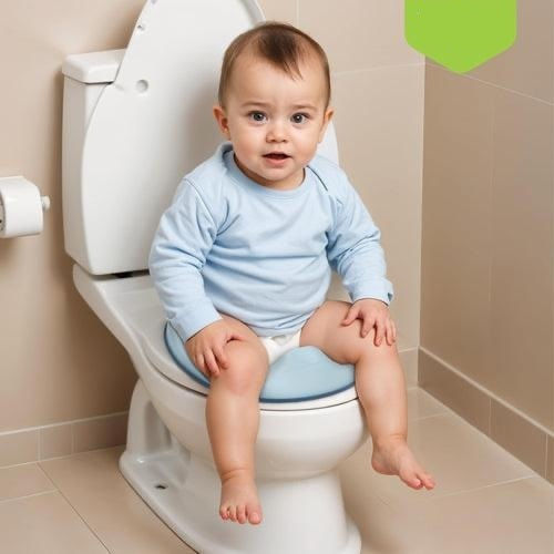 3-in-1 Töpfchen Toilettensitz Blau