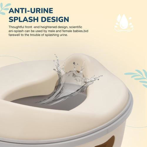 3-in-1 Töpfchen Toilettensitz Beige