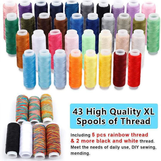 Premium Sewing Set 226 Pieces Thread Spools Carrying Bag Scissors Thread Needles Accessories Onuvio