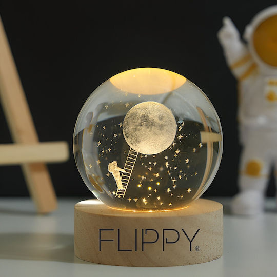 Dekorative Lampe Astronaut Weiß
