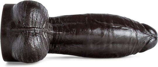 Mr. Hankey's Toys Ρεαλιστικό Dildo με Όρχεις Μαύρο 16cm