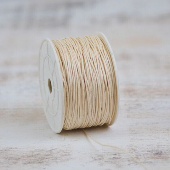 Gewachste Schnur 0,1 cm 100 Meter T4006