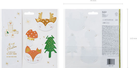Forest Animals Gift Tags Set of 12