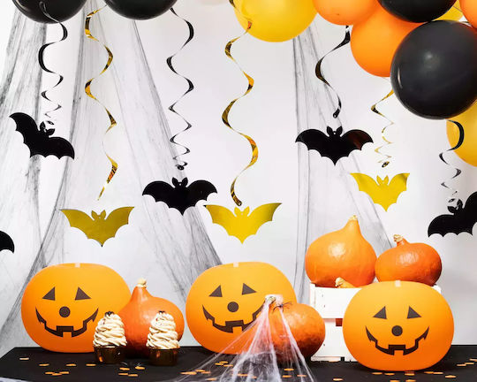 Κρεμαστά Διακοσμητικά Halloween Νυχτερίδες 6τμχ
