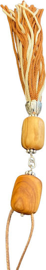 Worry Beads Genuine Olive Scented Wood Beige 40cm