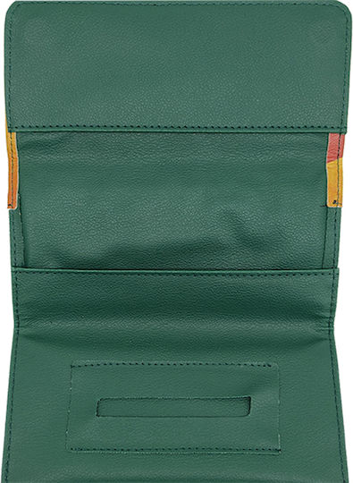 Unisex Handmade Greek Vegan Leather Eco-Friendly Tobacco Pouch with Magnetic Closure Retro Camera Design